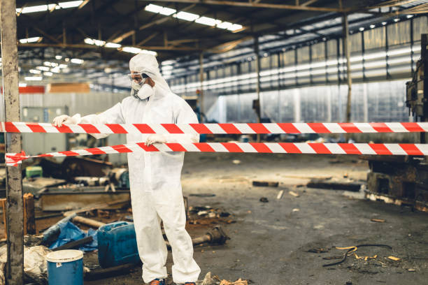 Professional Unattended Death Cleanup technician working in Greenville, NH